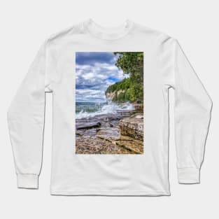 HDR of Lake Michigan Long Sleeve T-Shirt